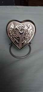 Souvenir de cœur entièrement gravé en laiton et argent, urne de crémation, fournitures commémoratives, cuivworld inde - Product Image 6