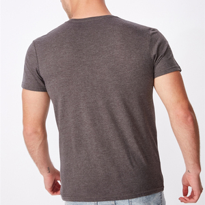 T-shirt homme uni, style 2021, col rond, 100% coton, pour homme/garçon. - Product Image 2