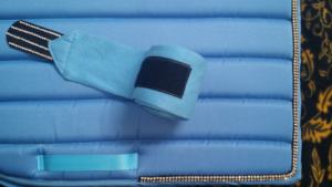 Anky Style Bling Horse Saddle Pads Nueva forma HD Espuma acolchada Polycotton Western English Riding Colores surtidos Nuevo estilo Circunferencia - Product Image 2