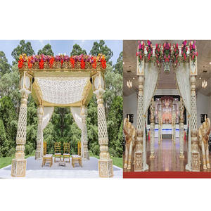 Impresionante y Exclusivo Conjunto de Mandap para Bodas de Bollywood, lo Último en Decoraciones para las Mejores Bodas, Impresionantes Decoraciones, Exportaciones a Australia, Estados Unidos y Reino Unido, Venta DST - Product Image 1