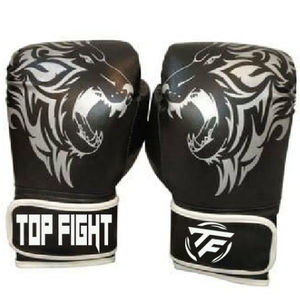 Nuevos guantes de boxeo de cuero metálico de piel de vaca genuina profesional equipo Premium hecho en Pakistán - Product Image 3