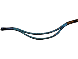 แถบคิ้วหนังม้าสองแถวคุณภาพสูงหลายสีตามสั่งขนาดหนังอังกฤษสำหรับบังเหียน - Product Image 3