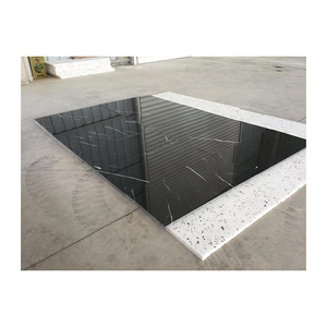Etiquettes de marbré noir naturel, carrelage de haute qualité en marbre noir, pour comptoir de sol, décoration, fournisseur turc - Product Image 4