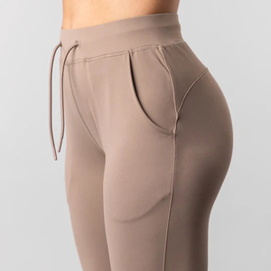 Pantalon de jogging en polyester pour femmes, vente en gros, personnalisé, de haute qualité, avec poches latérales - Product Image 3
