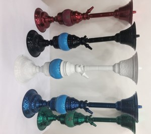 Cachimba Boury de Latón Oxidado y Vidrio Farida Boury - Product Image 2