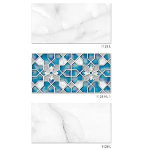 Azulejos de pared de diseño color café con flores y hojas para vestíbulo y balcón 30x60cm - Product Image 2