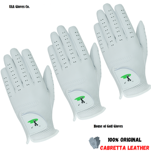 Ultra-<b>Thin</b> XXL Men's Premium Cabretta Genuine Leather Non-Slip Full Finger Golf <b>Gloves</b> Durable Comfortable Fit Custom Logo - Product Image 3