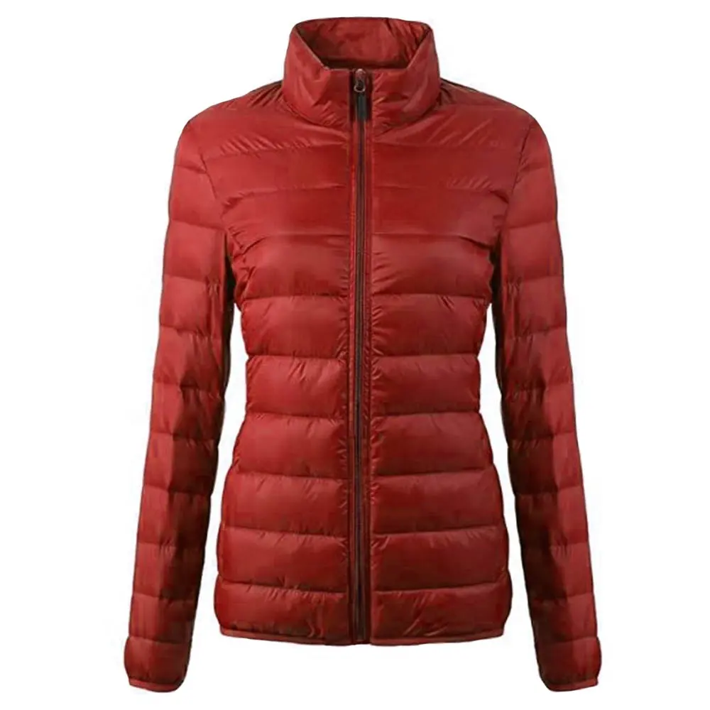 Jaqueta acolchoada para mulheres OEM, casaco acolchoado de inverno, roupa casual respirável, moda esportiva para o exterior, novidade na moda