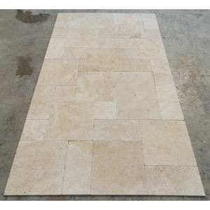 2023 ensemble de carreaux de travertin motif français de qualité supérieure intérieur extérieur marbre Construction Antique salle de bain lumière hôtels - Product Image 4