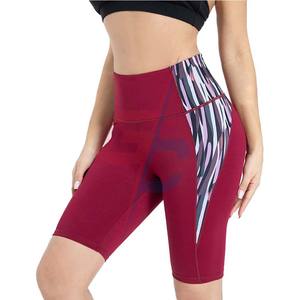 Short de motard pour femme Taille haute Compression Workout Running Yoga Short fournisseur - Product Image 2