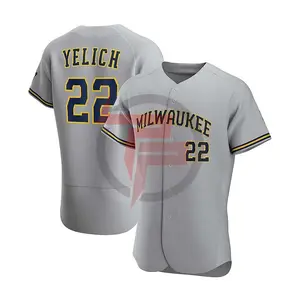 Baseball Uniform Stickerei Baseball Shirt, Team Fan Uniform, atmungsaktiv, schnell trocknend, wasch bar Großhandel