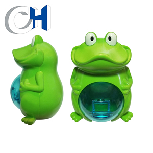 Popular Special Blue Green Transparent Plastic animal <b>frog</b> candy toy - Product Image 3
