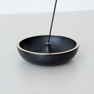 Negro de bola de latón incienso titular - Product Image 5