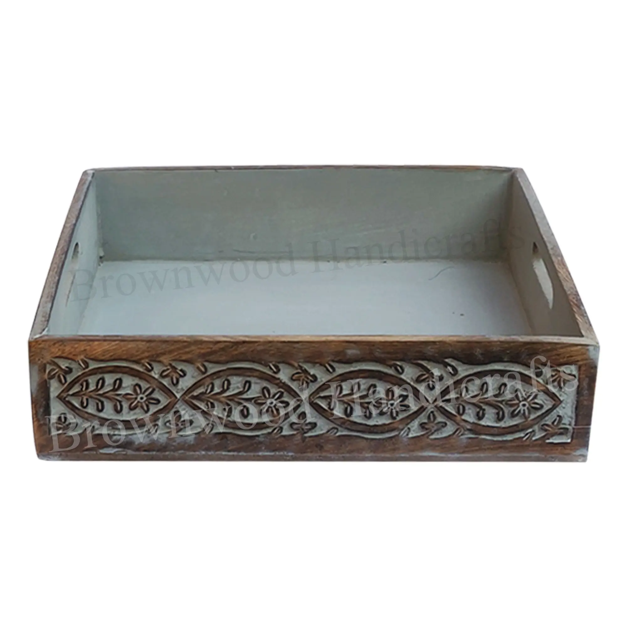 Top Selling Best Quality Mango Wood Serving Tray Wooden Snacks Serving Tray Decor Tray From Bulk Manufacturer & Supplier