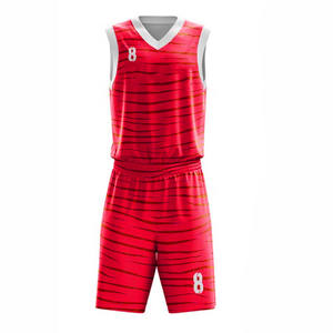 Uniforme de baloncesto de poliéster de alta calidad unisex nuevo diseño ropa deportiva transpirable Bsci venta al por mayor sublimación cosida - Product Image 1