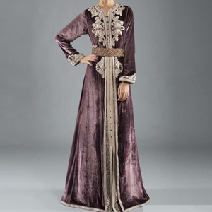 DABKA-Bordado de NEW---ELEGANT, cuentas de cristal, piedra de vidrio para trabajar en caftán de terciopelo con vestido de novia de rastreo @ 2022 - Product Image 1