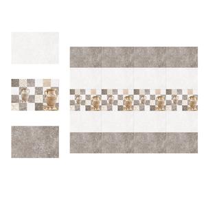 Carreaux muraux émaillés brillants en céramique de couleur jaune pour salle de bains 300x450mm - Product Image 3