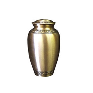 New Hot Selling Wholesale Cremation Urn Brass Cremation Urn Human Funeral Ashes <b>Keepsake</b> Metal <b>Memorial</b> Cremation Urns - Product Image 4