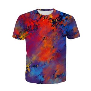 เสื้อยืดคอกลมสีพื้นระบายอากาศลำลองสำหรับผู้ชาย,เสื้อยืดทรงหลวมเรียบง่าย - Product Image 1