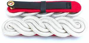 Accessoires uniformes de reproduction de rangs de conception OEM 100% épaulettes en fil et laine - Product Image 4