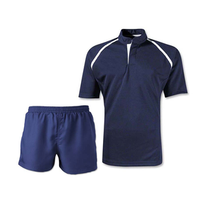 Maillot de Rugby uni, vêtements d'équipe, courts, respirants et confortables, avec logo et design personnalisé - Product Image 1