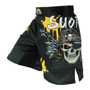 กางเกงบ็อกเซอร์ผู้ชาย,กางเกงกีฬาผ้าไทยทรงหัวกระโหลกแสดงบุคลิกภาพระบายอากาศได้ดีขนาดใหญ่ใส่ออกกำลังกาย - Product Image 5