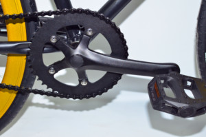 700C à pignon fixe pour vélo, vélo de piste à pignon fixe avec klaxon - Product Image 5