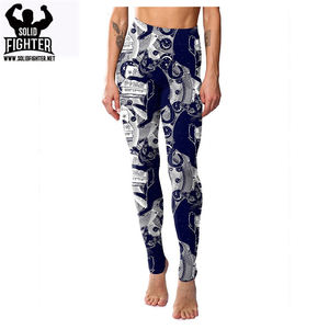 Leggings Deportivos para Mujer, Diseño Moderno, Multicolor, Sólidos, de Spandex/Nylon, Transpirables, Resistentes al Viento, para Yoga, Gimnasio, Fitness, Venta al Por Mayor - Product Image 3