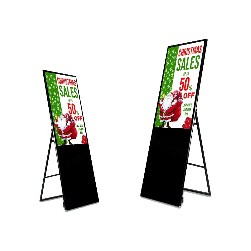 Led Display Ad Bewegwijzering Reclame Full Screen Verticale Digitale Tv Menu Board Outdoor