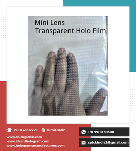 Películas de lámina holográfica PET transparentes autoadhesivas al por mayor, pegatinas industriales personalizadas troqueladas en 3D para manualidades - Product Image 3