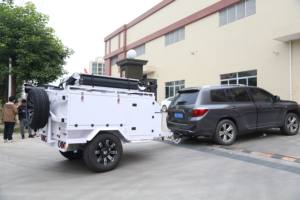 ออสเตรเลีย4x4รถพ่วงผ้าใบเต็นท์ตั้งแคมป์หรูหราผจญภัยเหนือพื้นที่หรูหราชุบสังกะสีแบบจุ่มร้อน - Product Image 3