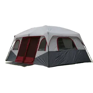 Семейная палатка для кемпинга на открытом воздухе, водонепроницаемая, большая, 8 человек