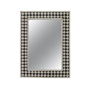 Customized <b>Hand</b> Engraved Decorative Hanging Wall <b>Mirror</b> Frame Bone Inlay Finishing Designer Wall <b>Mirror</b> Frame - Product Image 1