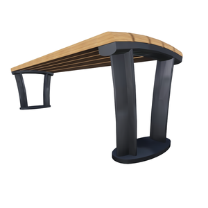 Metal Bench with Handrail Rest <b>Chair</b> Patio Bench Outdoor Furniture Outdoor Area Outdoor <b>Table</b> Garden Wooden Hot <b>Sale</b> Outdoor - Product Image 3