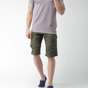 New Model Big Pocket <b>Elastic</b> <b>Waist</b> Half Short Purple Color Shorts Men Shorts Cargo Clothes Shorts - Product Image 4