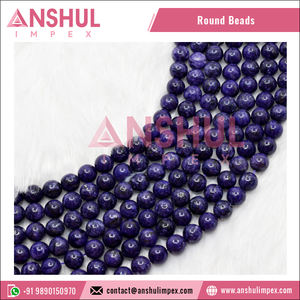 Grande Demande, Qualité Supérieure : Perles de Pierre Naturelle Colorées Teintées 8mm pour Décoration, Vente Directe Usine - Anshul Impex - Product Image 3