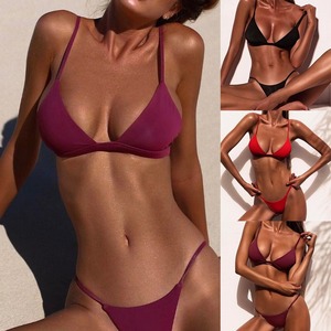 ชุดว่ายน้ำบิกินีบราซิลชุดว่ายน้ำเซ็กซี่สำหรับผู้หญิงชุดว่ายน้ำบิกินี่ดันทรงขนาดไมโคร - Product Image 4
