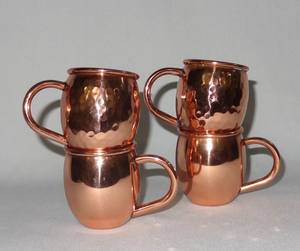 Tazas de cobre de 16 Oz para fiesta de boda, mula de Moscú, taza de cobre probada pura segura para comida, 100% - Product Image 6