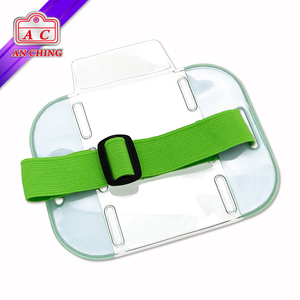 Porte-badge réfléchissant vertical en PVC souple pour carte d'identité de sécurité - Product Image 3