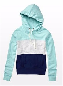 Sweat-shirt à capuche décontracté pour femme, style patchwork, en molleton chaud et coton, vêtement féminin OEM - Product Image 4