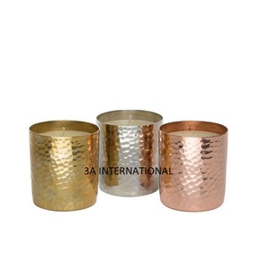 Propósito de regalo, soporte de pilar de vela martillado decorativo, soporte de vela con luces en T, recién llegado, aspecto decorativo para el suelo del jardín del hogar - Product Image 1