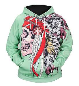 Sudaderas con capucha estampadas unisex, sudaderas con capucha de lana con estampado 3D digital, diseño propio, sudaderas con capucha de mezcla de algodón básicas totalmente cálidas - Product Image 6