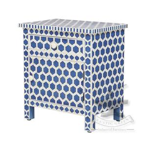 Industrial Style Portable Blue Bone Inlay <b>Sideboard</b> for Home School Apartment Office Versatile Furniture for Outdoor Kitchen Use - Product Image 3