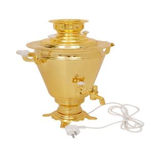 Samovar ไฟฟ้าทองเหลืองโบราณคุณภาพสูงในราคาถูกผลิตในอินเดีย - Product Image 1