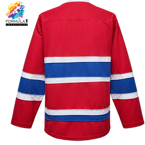 Uniformes de Hockey sobre Hielo para la Escuela de Fórmula 1, Impresión por Sublimación Completa a Doble Cara, Parches de Goma, Camisetas de Hockey Personalizadas para Equipos - Product Image 4