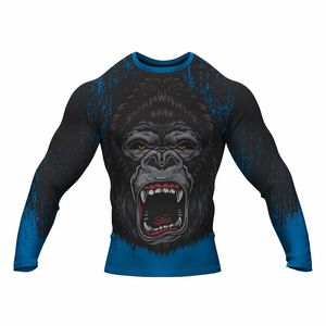 เสื้อรัดรูปใส่ได้ทั้งชายและหญิงแบบระเหิดเสื้อรัดรูปป้องกันผดผื่นออกแบบโลโก้ของคุณเอง - Product Image 6