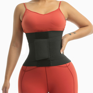 Entrenador de cintura de talla grande para mujer, cinturón recortador para pérdida de peso, envoltura de entrenamiento con logotipo personalizado, cinturón elástico para el sudor - Product Image 3