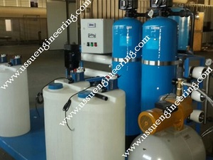 สีฟ้าที่มีคุณภาพสูงด้วยถัง FRP,10 M3/H พื้นผิวท่อกรองคาร์บอน,ระบบบำบัดน้ำ - Product Image 4