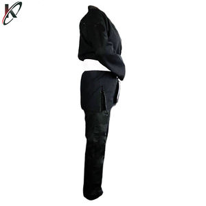 Uniforme de judo gi para adultos y niños, traje de lucha al por mayor, jiu jitsu, color negro - Product Image 3