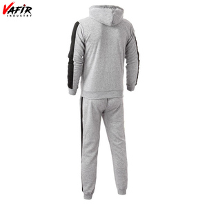 Survêtement de jogging d'hiver avec fermeture éclair pour hommes, survêtement à capuche en coton avec logo personnalisé, vêtements de sport de grande taille - Product Image 6